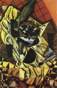 Juan Gris Grape and wine oil painting